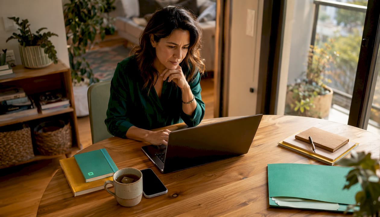 Entrepreneur reviewing Shopify Capital funding alternatives on tablet