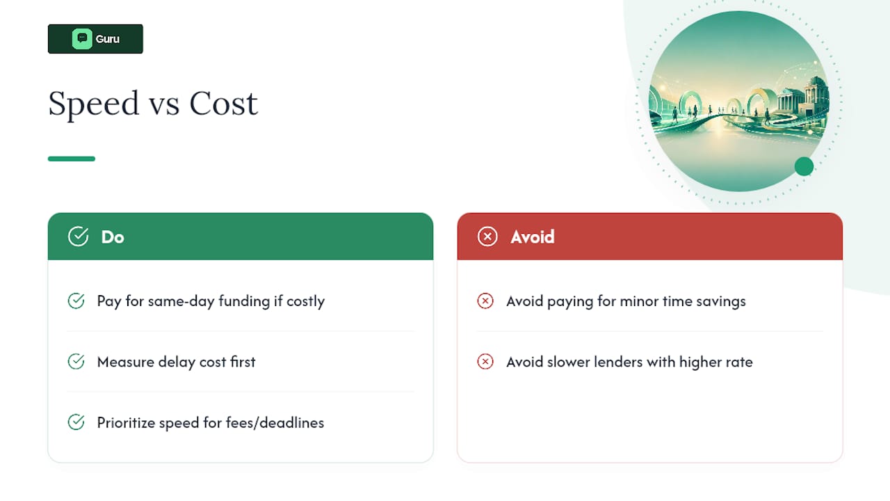 Speed Versus Cost: What Actually Matters When Choosing a Lender — overview diagram