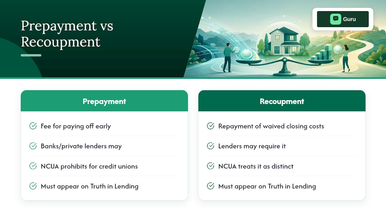 What the law says about prepayment penalties — overview diagram