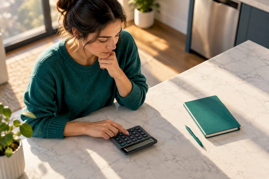 Borrower calculating debt-to-income ratio
